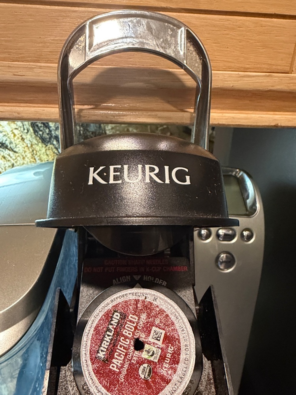 Keurig Single-Serve Coffee Maker in Black and Silver with Clear Reservoir - Picture 2 of 4
